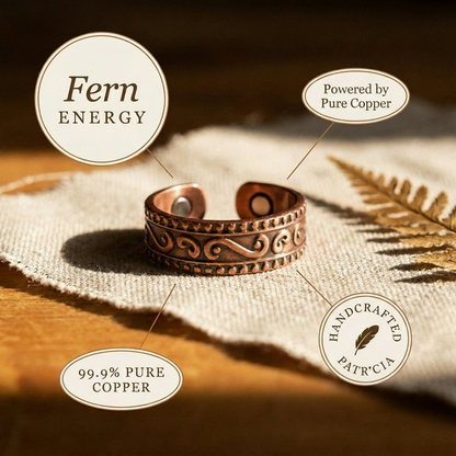 Helen's Fern Copper Ring