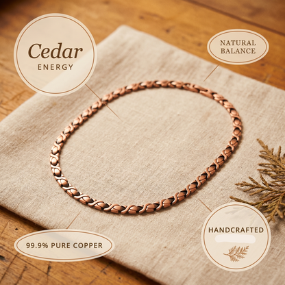 Helen's Cedar Copper Necklace