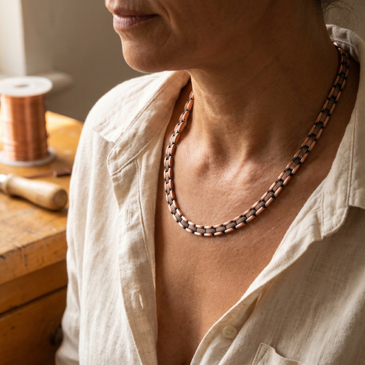 Helen's Haze Copper Necklace