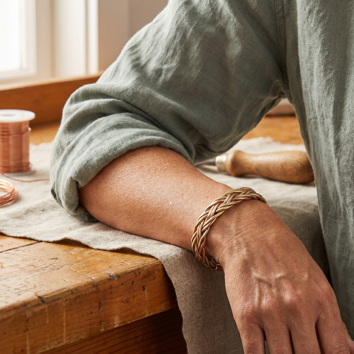 Helen's Mire Copper Bracelet