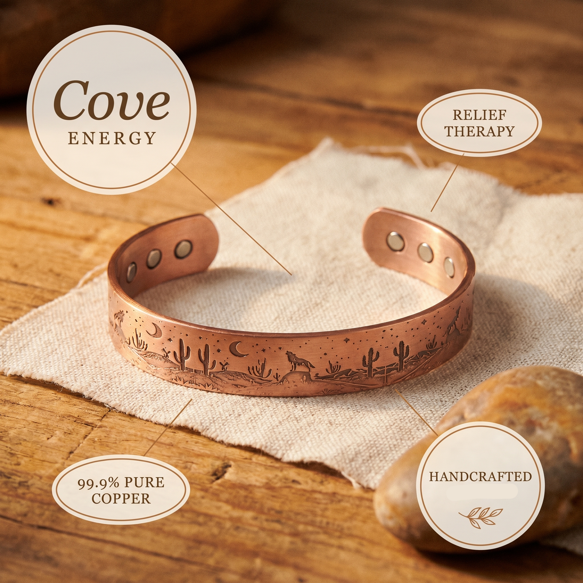 Helen's Cove Copper Bracelet
