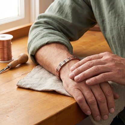 Helen's Pike Men's Copper Bracelet