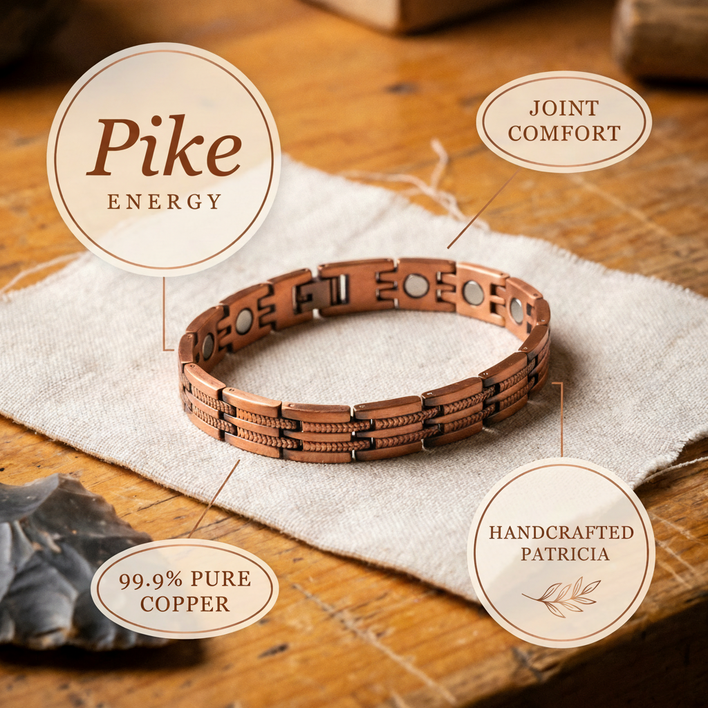 Helen's Pike Men's Copper Bracelet