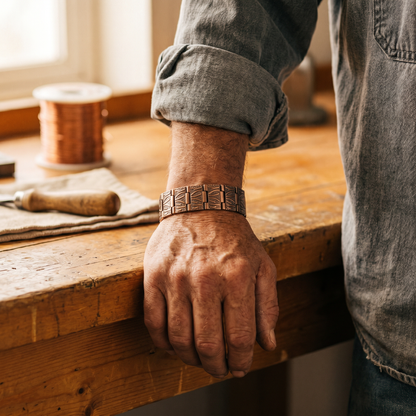 Helen's Grit Men's Copper Bracelet