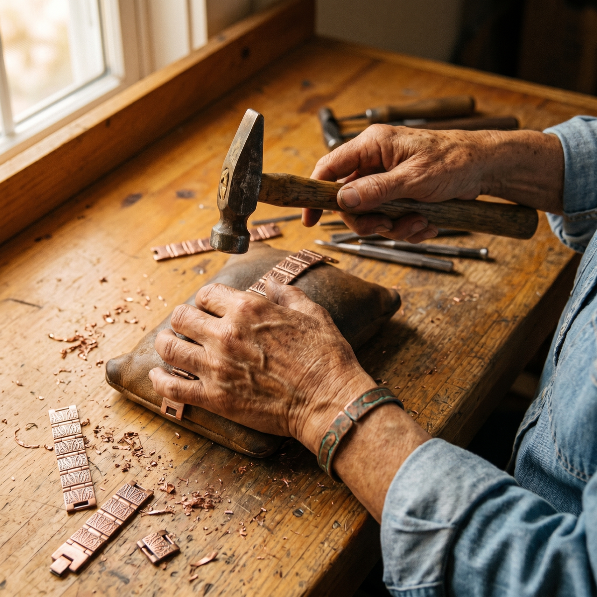 Helen's Grit Men's Copper Bracelet