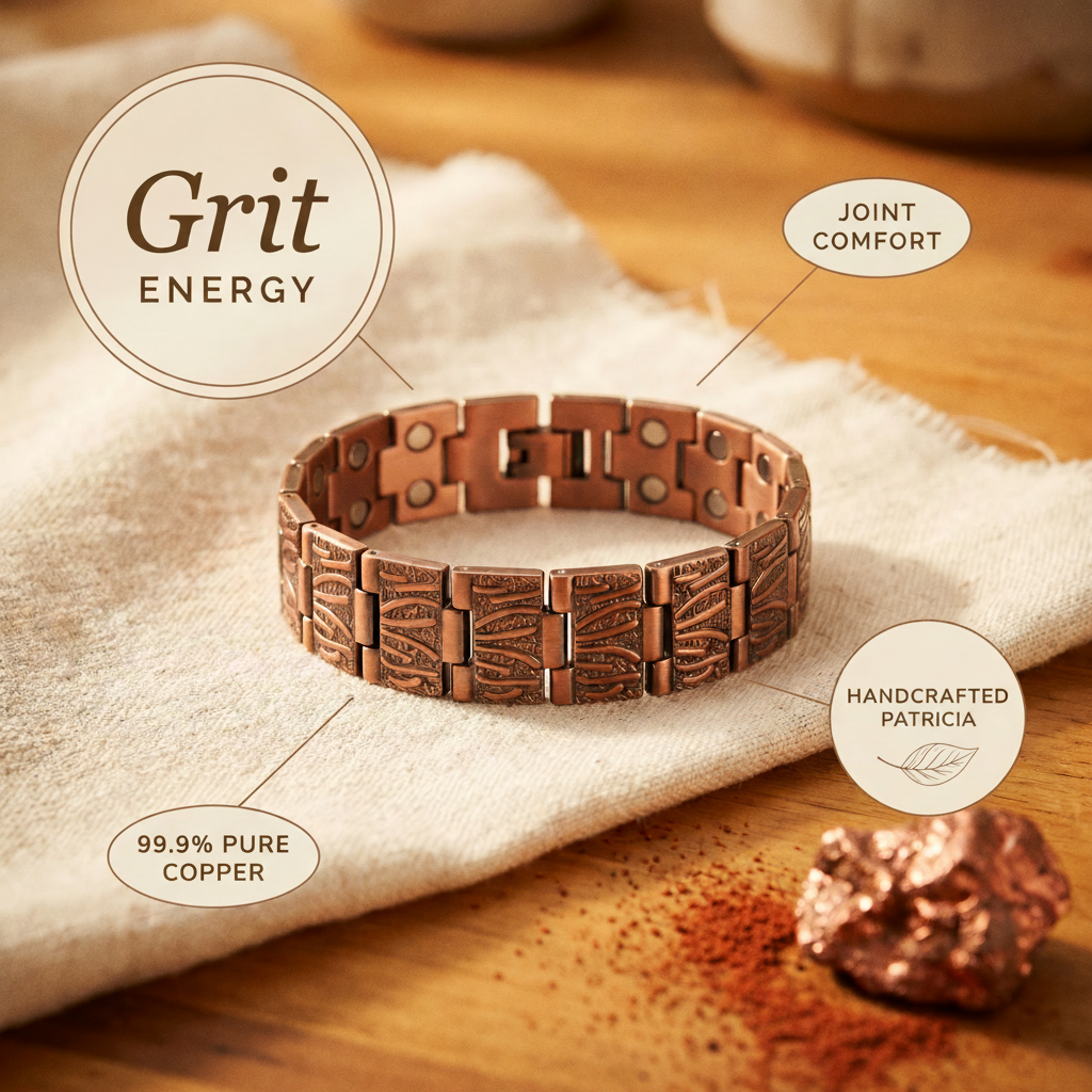 Helen's Grit Men's Copper Bracelet