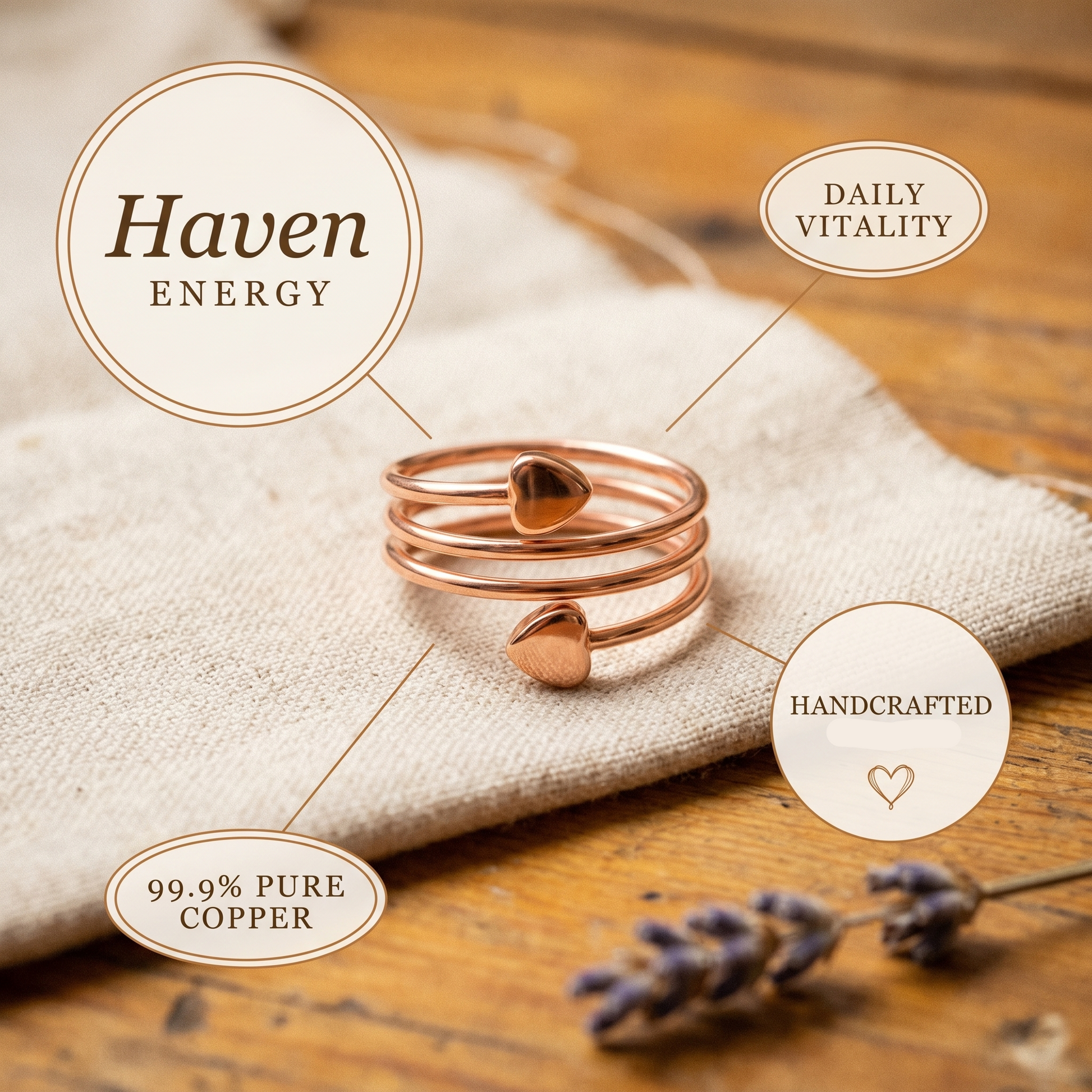 Helen's Haven Copper Ring