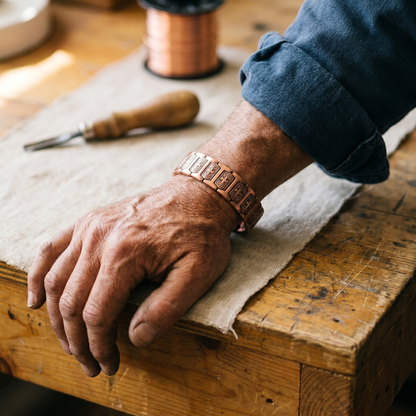 Helen's Gale Men's Copper Bracelet