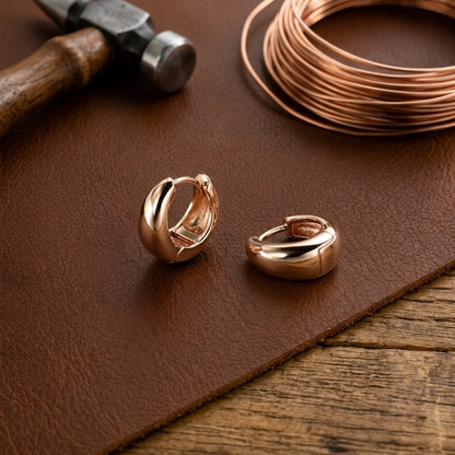 Helen's Hull Copper Earrings