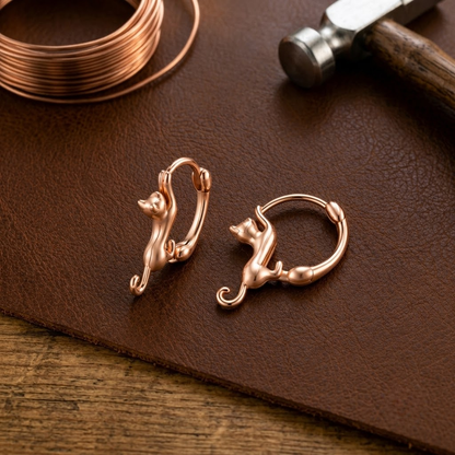 Helen's Kiln Copper Earrings