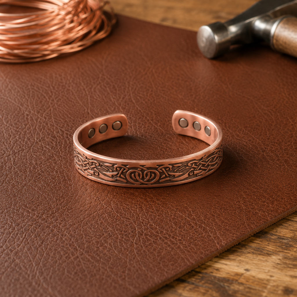 Helen's Moss Copper Bracelet
