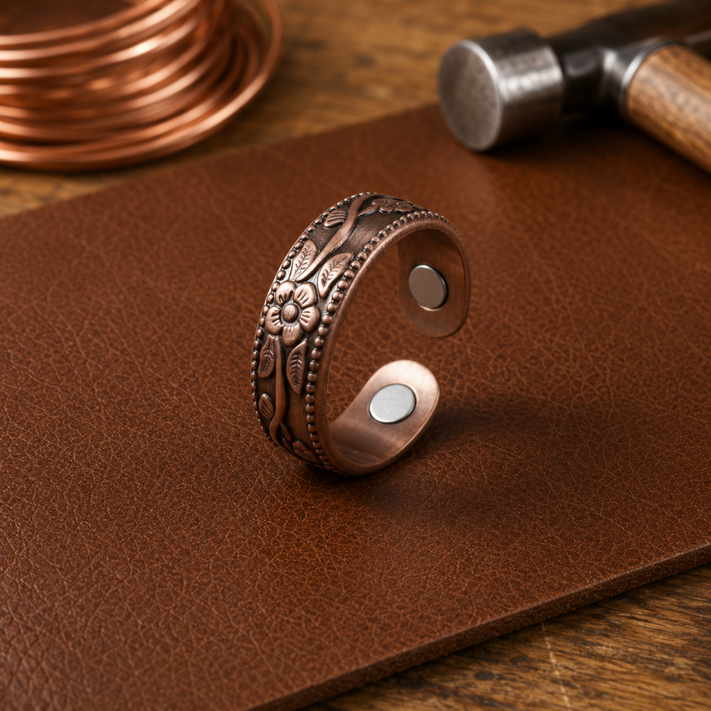 Helen's Petal Copper Ring