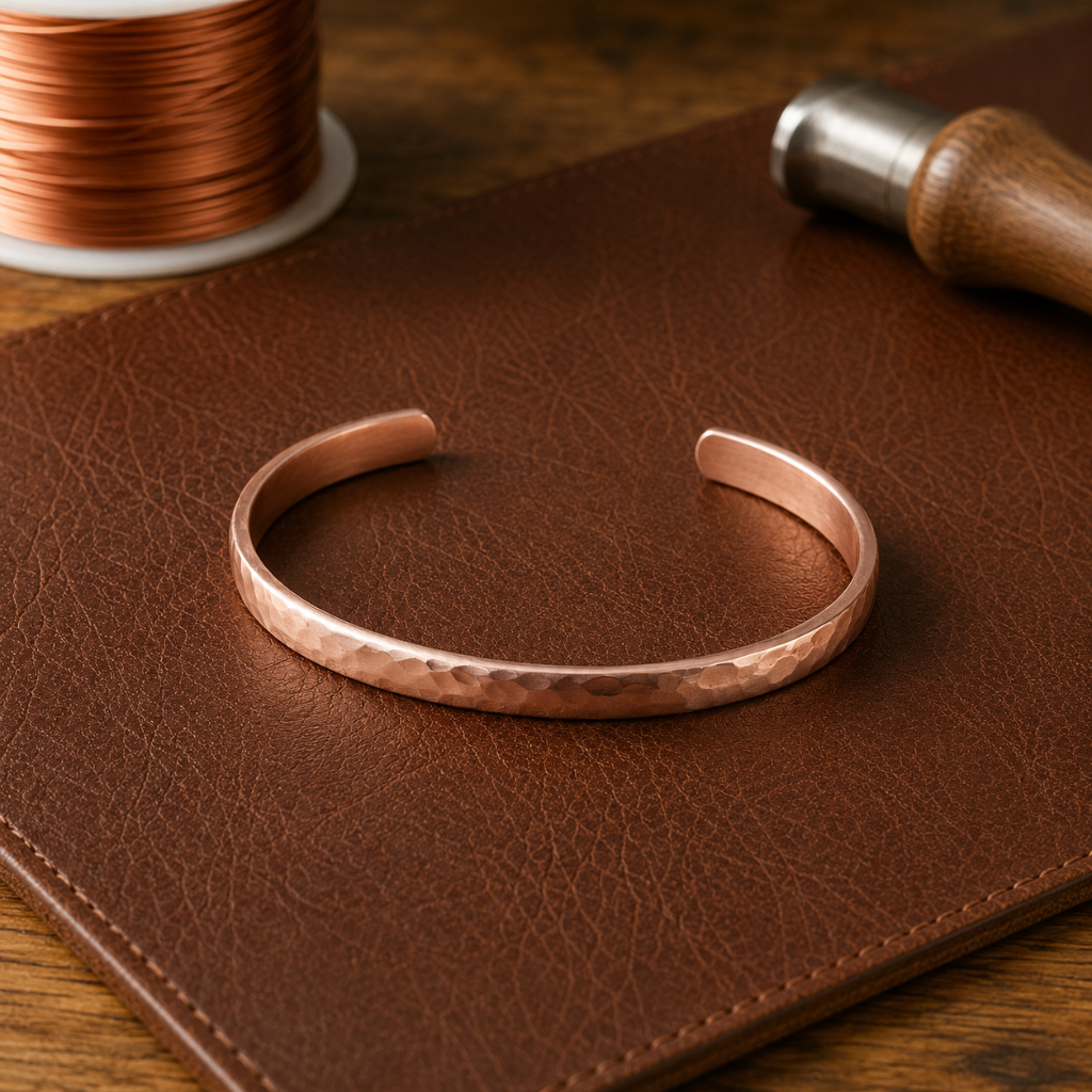 Helen's Sand Copper Anklet