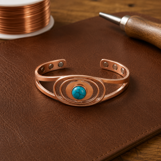 Helen's Sedge Copper Bracelet
