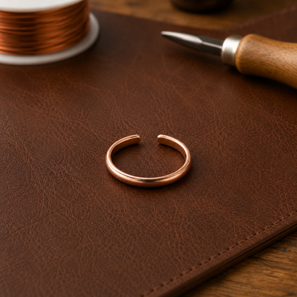 Helen's Slick Copper Toe Ring