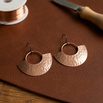 Helen's Sol Copper Earrings