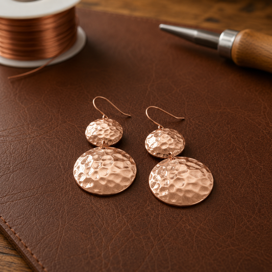 Helen's Solstice Copper Earrings