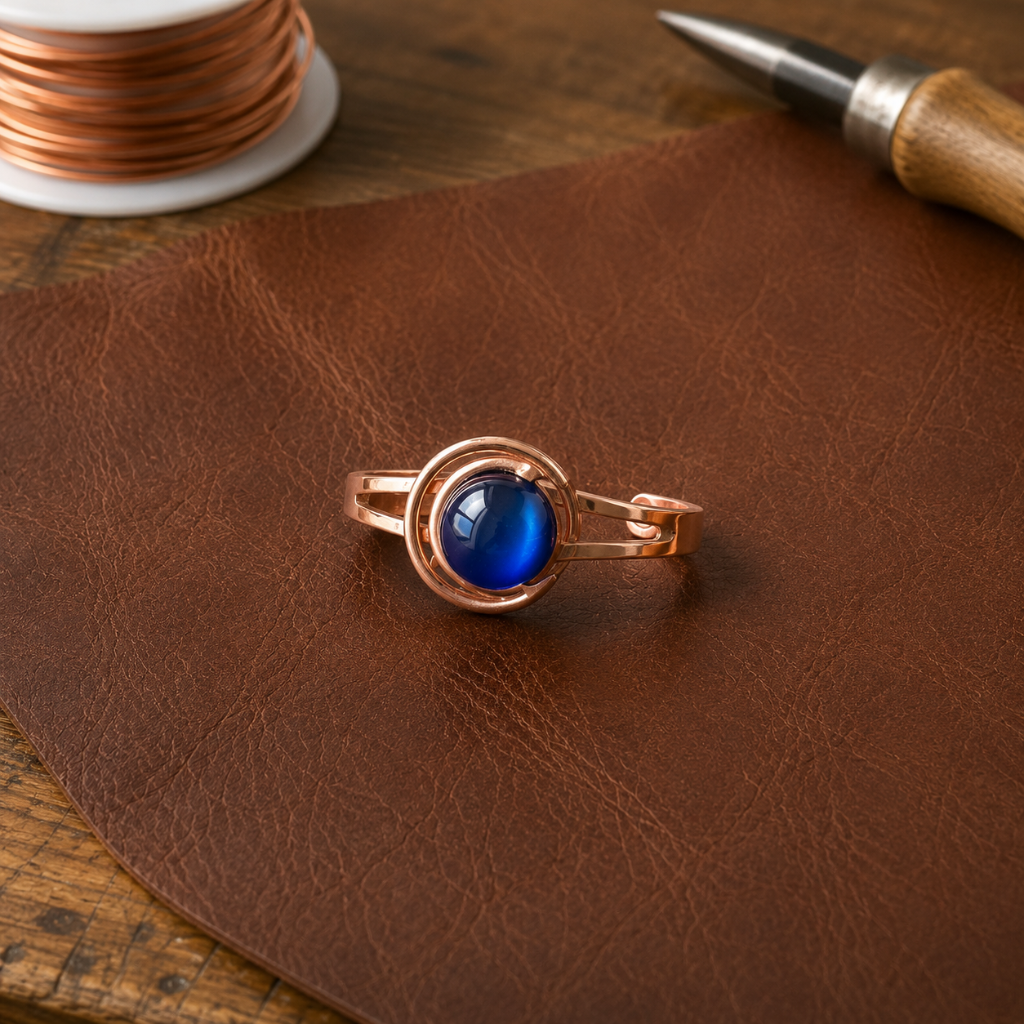 Helen's Sphere Copper Bracelet