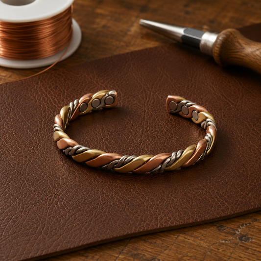 Helen's Stone Copper Bracelet