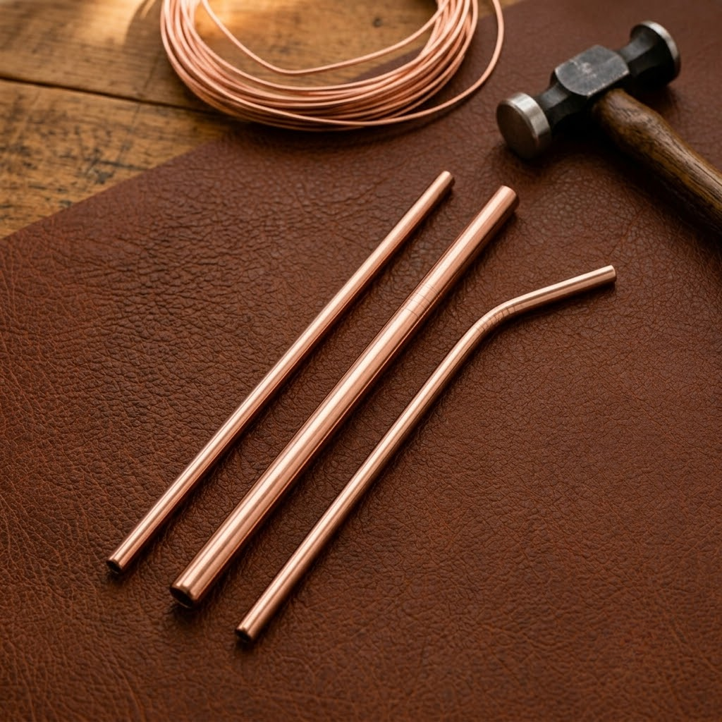 Helen's Copper Straw Set
