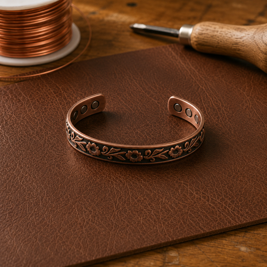 Helen's Vine Copper Bracelet