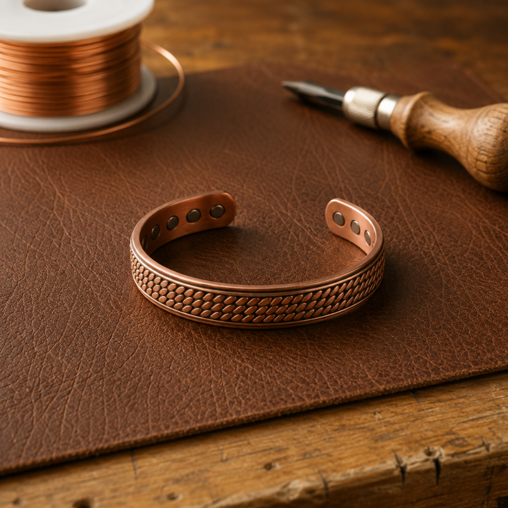 Helen's Wave Copper Bracelet