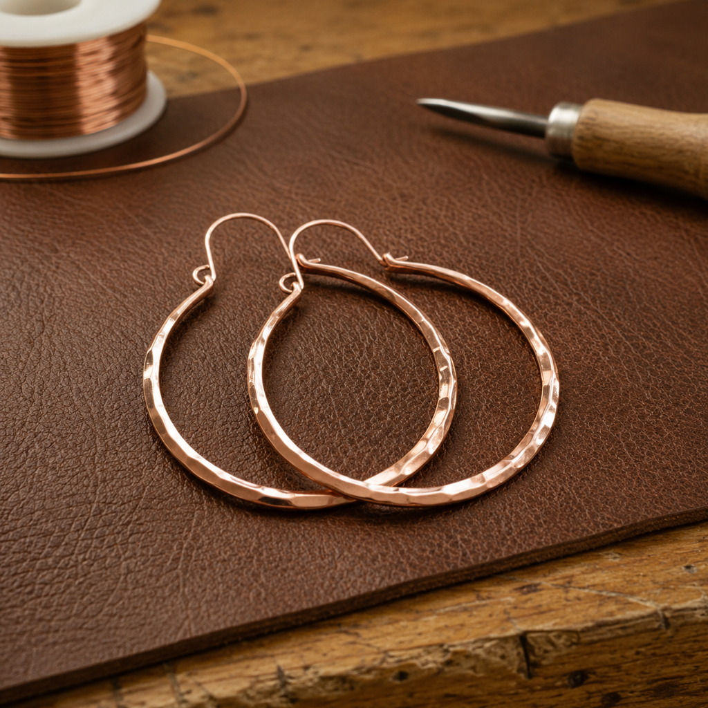 Helen's Willow Copper Earrings