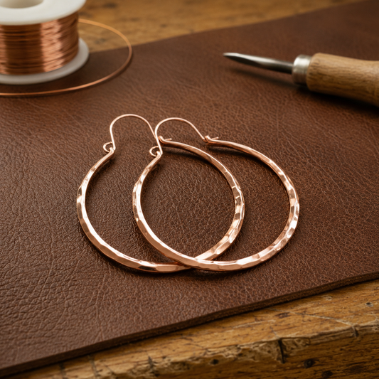 Helen's Willow Copper Earrings